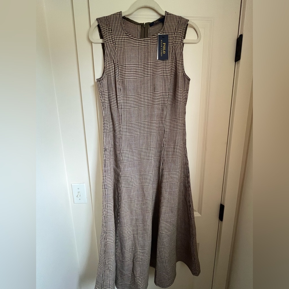 Polo Ralph Lauren Plaid Midi Dress